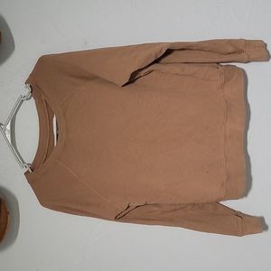 Mate the label organic terry raglan sweatshirt size small EUC